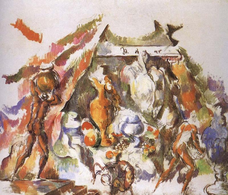 Paul Cezanne to prepare the banquet Sweden oil painting art